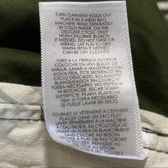 Cabi Expedition Green Military Jacket Ruched Sleeves Women's Size Sm Style 5478 - Picture 12 of 12